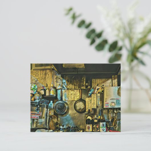  Sushi Artwork Briefkaart (Staand voorkant)