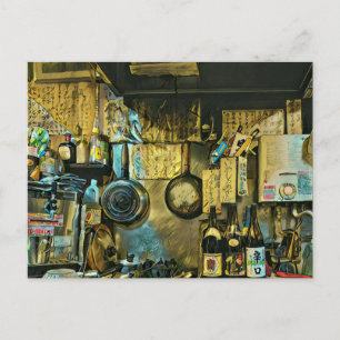  Sushi Artwork Briefkaart