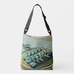  Sushi Artwork Crossbody Tas