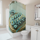  Sushi Artwork Douchegordijn (In situ)