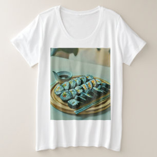 Sushi Artwork Grote Maat T-shirt