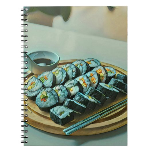 Sushi Artwork Notitieboek (Voorkant)