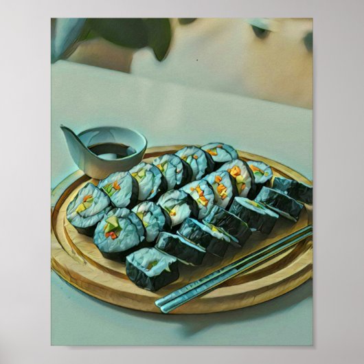  Sushi Artwork Poster (Voorkant)