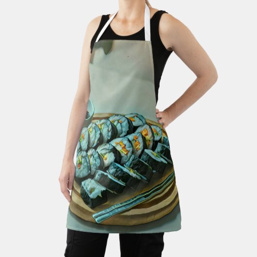  Sushi Artwork Schort (Insitu)