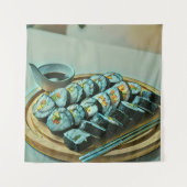 Sushi Artwork Wandkleed (Voorkant)