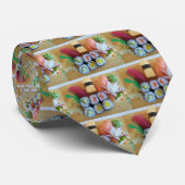 Sushi Asia Fish Rice Food Stropdas (Opgerold)