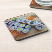 Sushi Asia Rice Fish Food Zee Onderzetter (Linkerzijde)