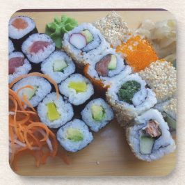 Sushi Asia Rice Fish Food Zee Onderzetter