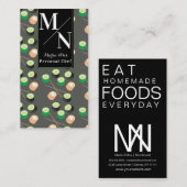 Sushi Asian Chef Cook Homemade Food Visitekaartje (Voorkant / Achterkant)