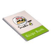 Sushi Asian Japans recept book gift Notitieboek (Rechterzijde)