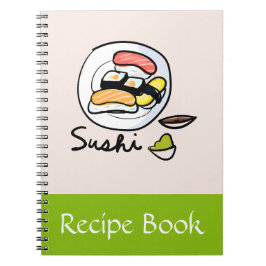 Sushi Asian Japans recept book gift Notitieboek