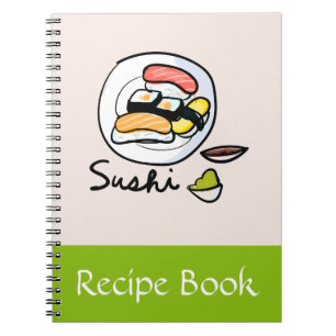 Sushi Asian Japans recept book gift Notitieboek