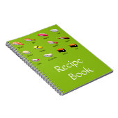 Sushi Aziatisch Japans kookboek cadeau Notitieboek (Rechterzijde)