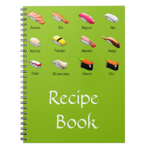 Sushi Aziatisch Japans kookboek cadeau Notitieboek