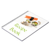 Sushi Aziatisch Japans voedingsreceptenboek cadeau Notitieboek (Linkerzijde)