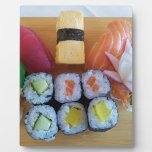 Sushi Azië Vis Rijst Eten Fotoplaat