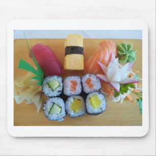 Sushi Azië Vis Rijst Eten Muismat