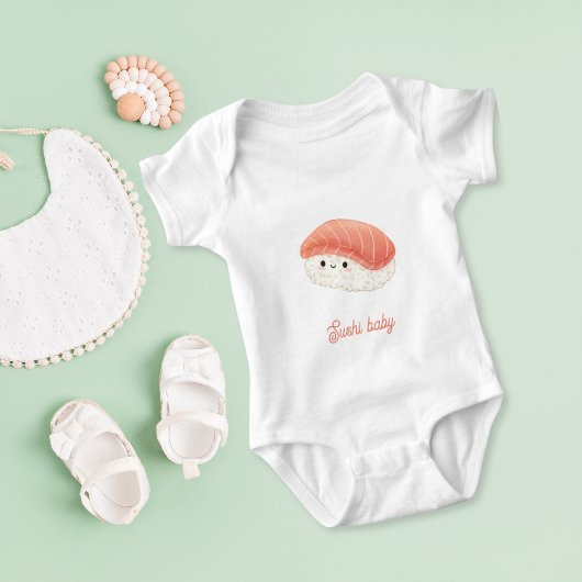  Sushi Baby Character  Romper