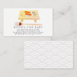 Sushi Baby shower Book Request Enclosure Card Informatiekaartje