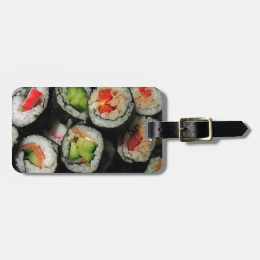 Sushi Bagagelabel (Voorkant horizontaal)