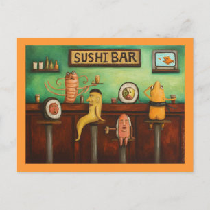 Sushi Bar Briefkaart