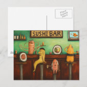 Sushi Bar Briefkaart (Voorkant / Achterkant)