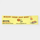 Sushi Bar Restaurant aanpassen Adverteren Groot Spandoek (Horizontaal)