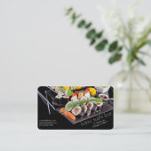 sushi bar restaurant visitekaartje (Staand voorkant)