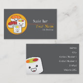 Sushi Bar-Visitekaartje Visitekaartje (Voorkant / Achterkant)