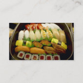 Sushi Bar-Visitekaartje Visitekaartje (Achterkant)