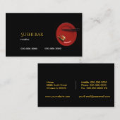 Sushi Bar-Visitekaartje Visitekaartje (Voorkant / Achterkant)