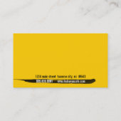 Sushi Bar-Visitekaartjes Visitekaartje (Achterkant)