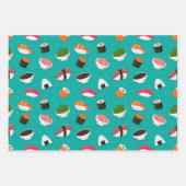 Sushi Bar Wrapping Paper Set van 3 (Voorkant)