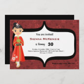 Sushi Birthday Kaart (Voorkant / Achterkant)