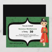 Sushi Birthday Kaart (Voorkant / Achterkant)