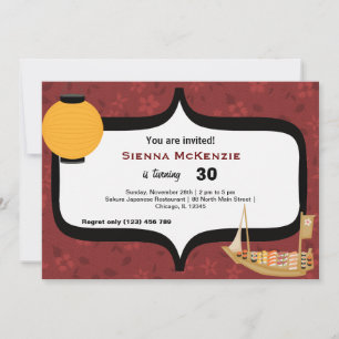 Sushi Birthday Kaart