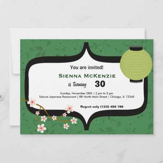 Sushi Birthday Kaart (Voorkant)