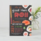 Sushi Birthday Kaart (Staand voorkant)