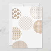 Sushi Birthday Party Invitation with Cute Anime  Kaart (Achterkant)