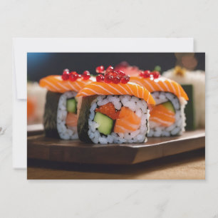 sushi bokeh kaart