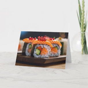 sushi bokeh kaart