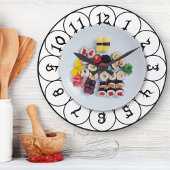 Sushi bord | keuken grote klok