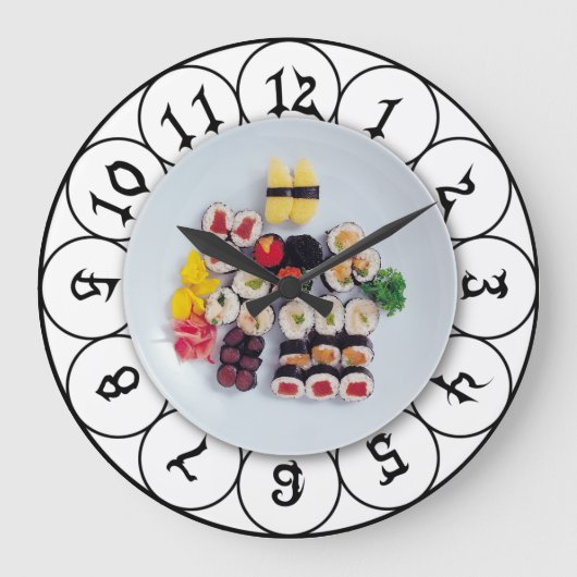 Sushi bord | keuken grote klok (Voorkant)