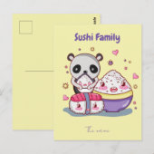Sushi Briefkaart (Voorkant / Achterkant)