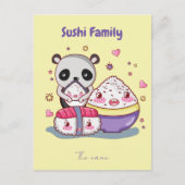 Sushi Briefkaart (Voorkant)
