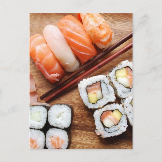 Sushi Briefkaart (Voorkant)