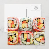 Sushi Briefkaart (Voorkant / Achterkant)