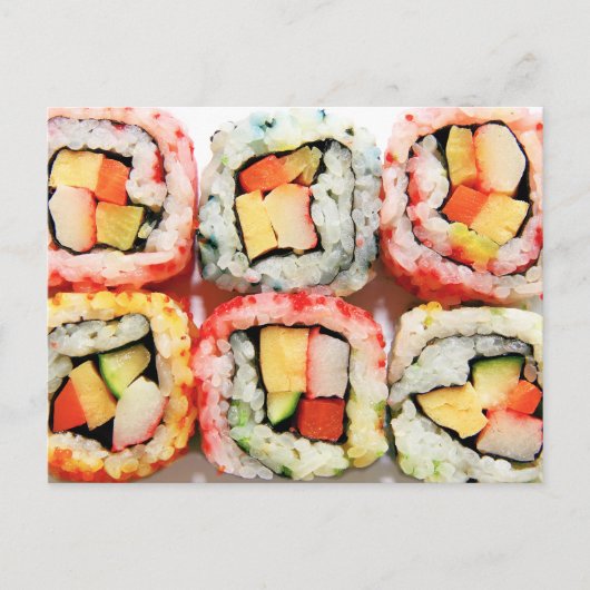 Sushi Briefkaart (Voorkant)