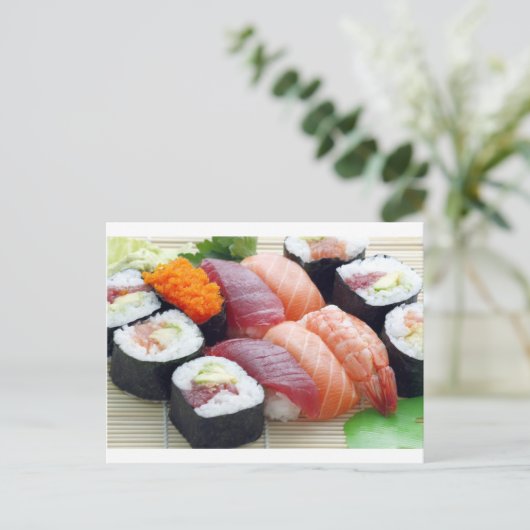 Sushi Briefkaart (Staand voorkant)
