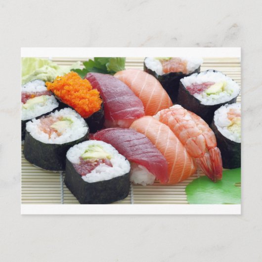 Sushi Briefkaart (Voorkant)